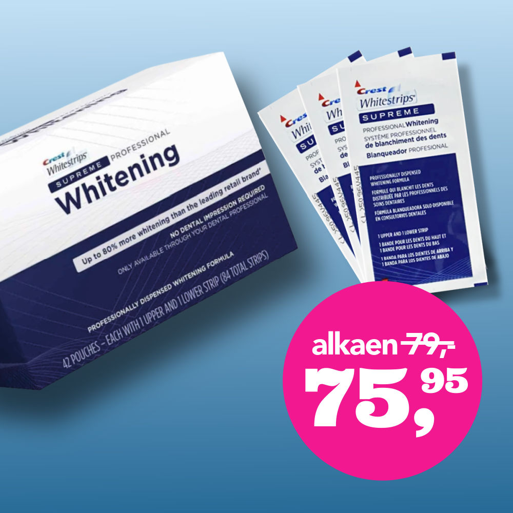 Oral-B Ja Crest 3D Whitestrips™ | Tilaa Tästä Alkaen 35,95€